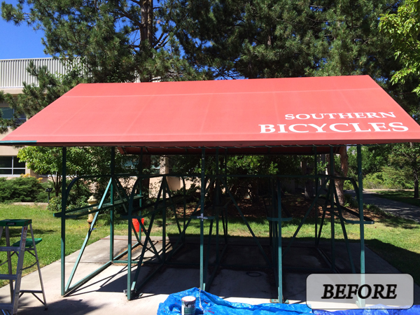 Awning Before Photo